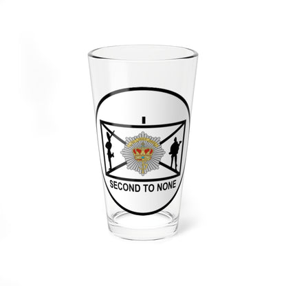 Emblem for the 2-II-LG (Denmark) (Coat of Arms) Pint Glass 16oz