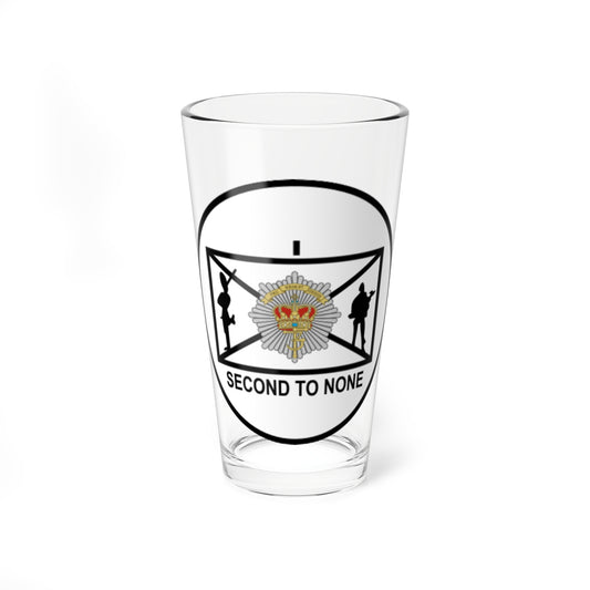 Emblem for the 2-II-LG (Denmark) (Coat of Arms) Pint Glass 16oz