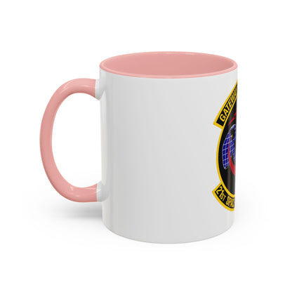21st Space Operations Squadron (U.S. Air Force) Accent Coffee Mug