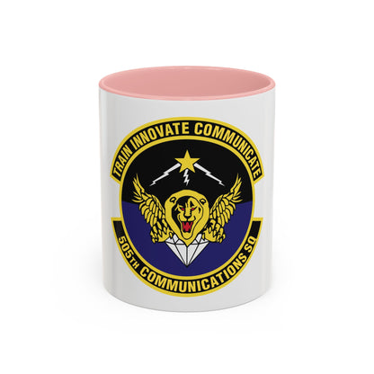 505th Communications Squadron (U.S. Air Force) Accent Coffee Mug