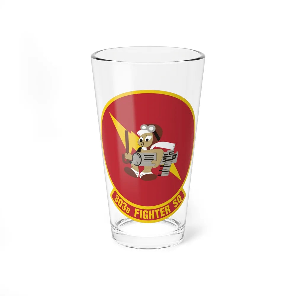 303d Fighter Squadron (U.S. Air Force) Pint Glass 16oz-16oz-Go Mug Yourself