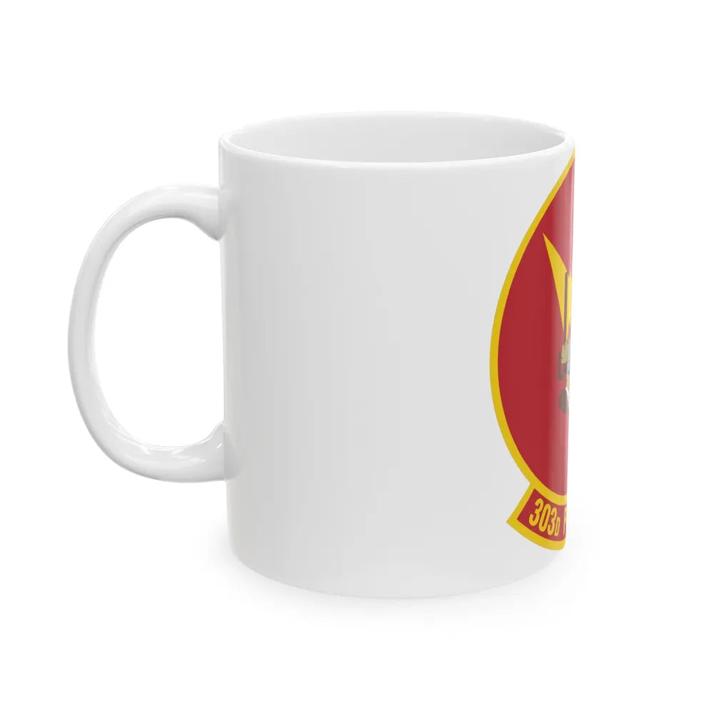 303d Fighter Squadron (U.S. Air Force) White Coffee Mug-Go Mug Yourself