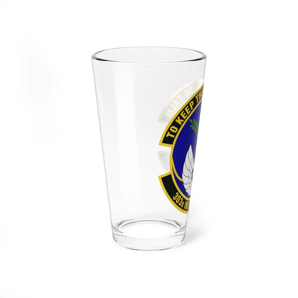 303d Intelligence Squadron (U.S. Air Force) Pint Glass 16oz-Go Mug Yourself