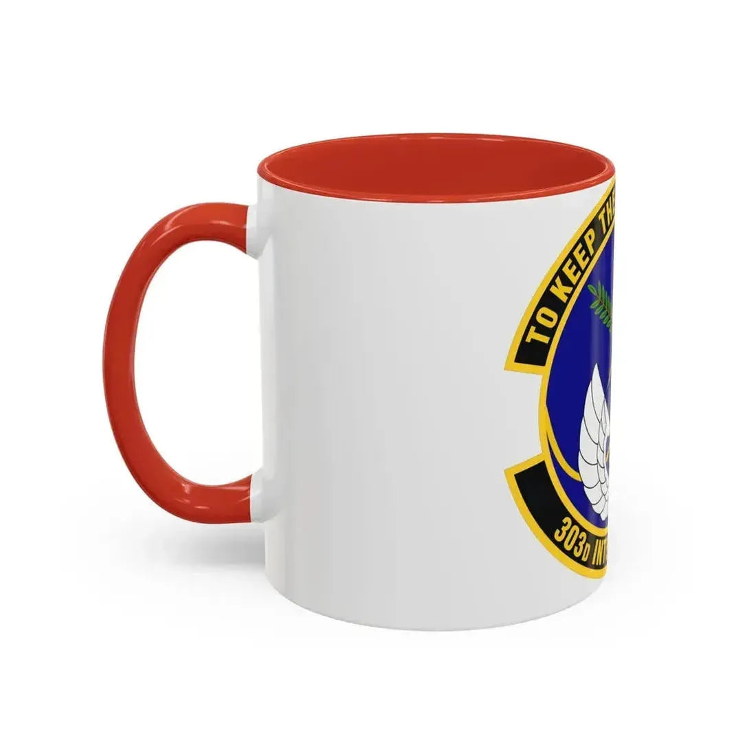 303d Intelligence Squadron (U.S. Air Force) Accent Coffee Mug - Go Mug Yourself