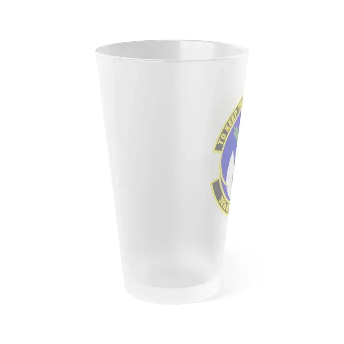 303d Intelligence Squadron (U.S. Air Force) Frosted Pint Glass 16oz - Go Mug Yourself