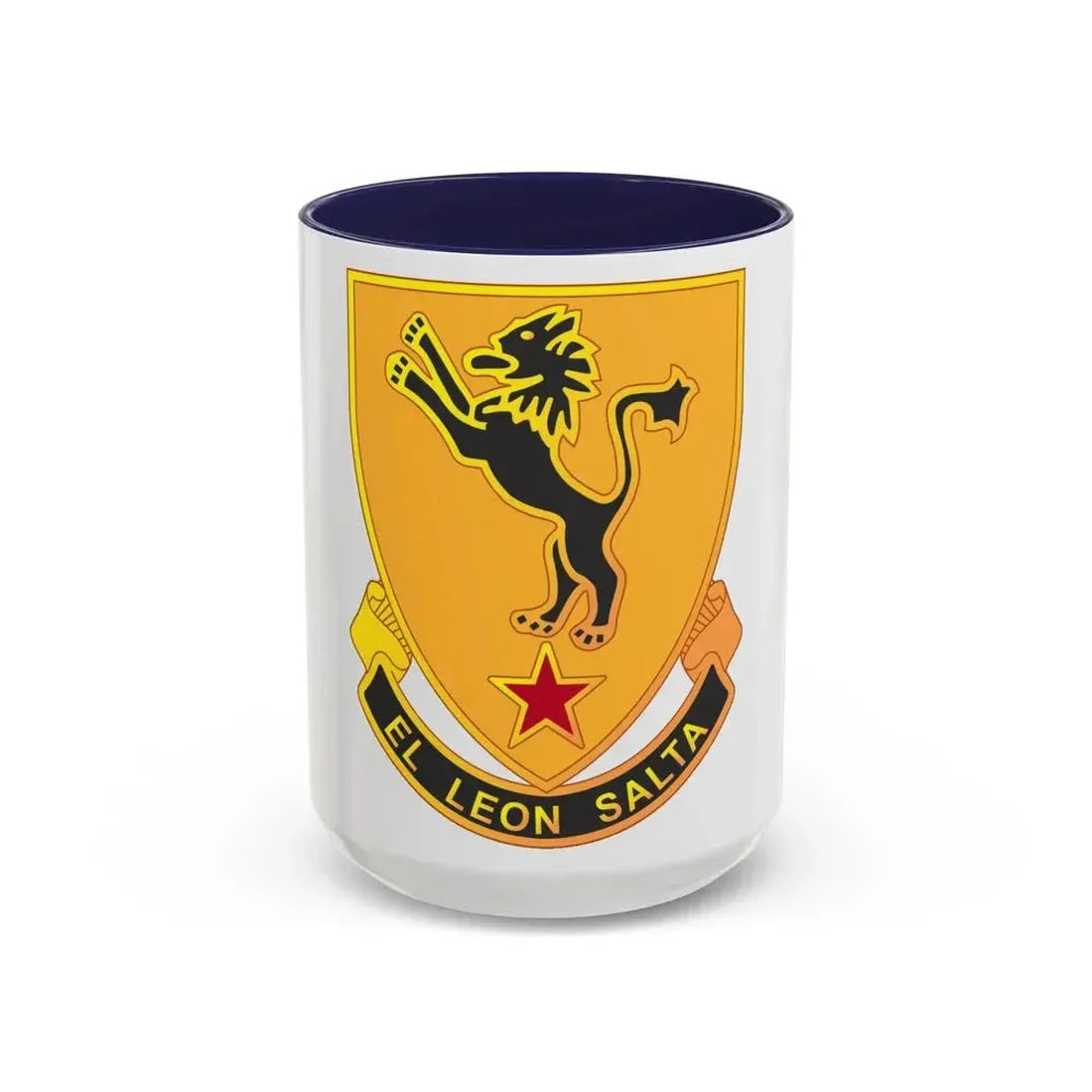 304 Cavalry Regiment (U.S. Army) Accent Coffee Mug 15oz Navy - Go Mug Yourself