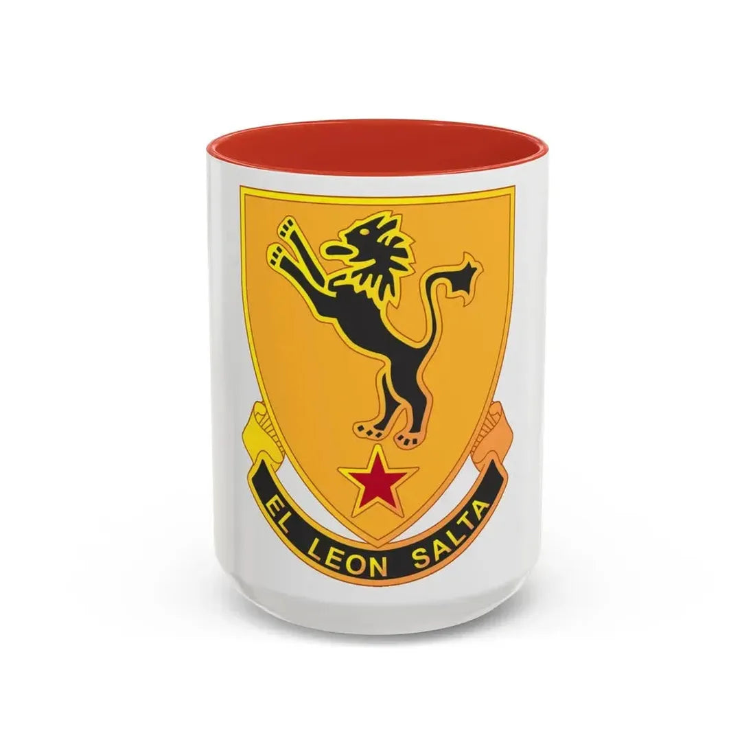 304 Cavalry Regiment (U.S. Army) Accent Coffee Mug 15oz Red - Go Mug Yourself