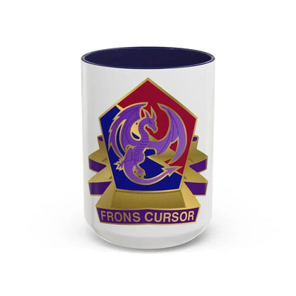 304 Information Operations Battalion (U.S. Army) Accent Coffee Mug 15oz Navy - Go Mug Yourself