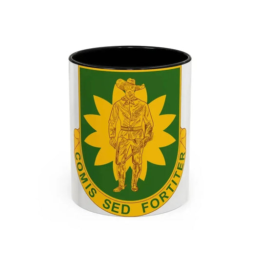 304 Military Police Battalion (U.S. Army) Accent Coffee Mug 11oz Black - Go Mug Yourself