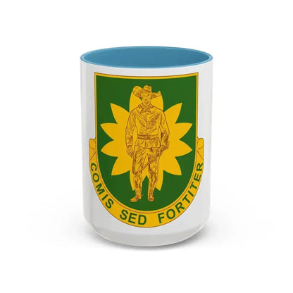 304 Military Police Battalion (U.S. Army) Accent Coffee Mug 15oz Light Blue - Go Mug Yourself