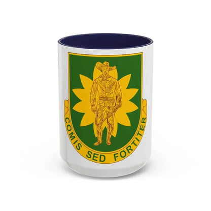 304 Military Police Battalion (U.S. Army) Accent Coffee Mug 15oz Navy - Go Mug Yourself