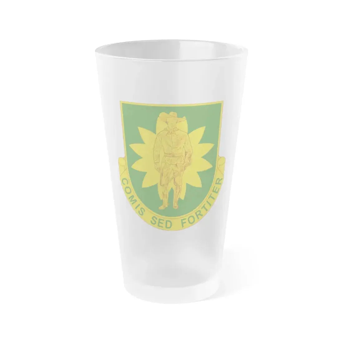 304 Military Police Battalion (U.S. Army) Frosted Pint Glass 16oz Default Title - Go Mug Yourself