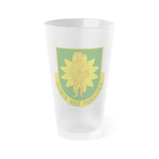 304 Military Police Battalion (U.S. Army) Frosted Pint Glass 16oz Default Title - Go Mug Yourself