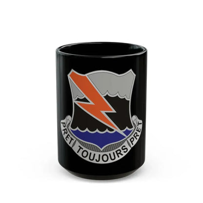 304 Signal Battalion (U.S. Army) Black Coffee Mug 15oz - Go Mug Yourself