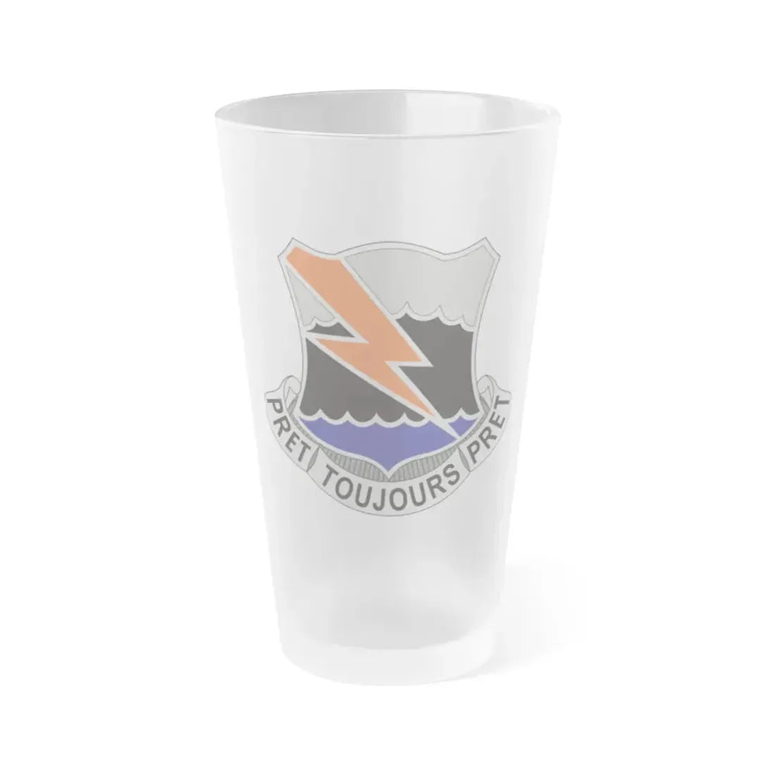 304 Signal Battalion (U.S. Army) Frosted Pint Glass 16oz Default Title - Go Mug Yourself