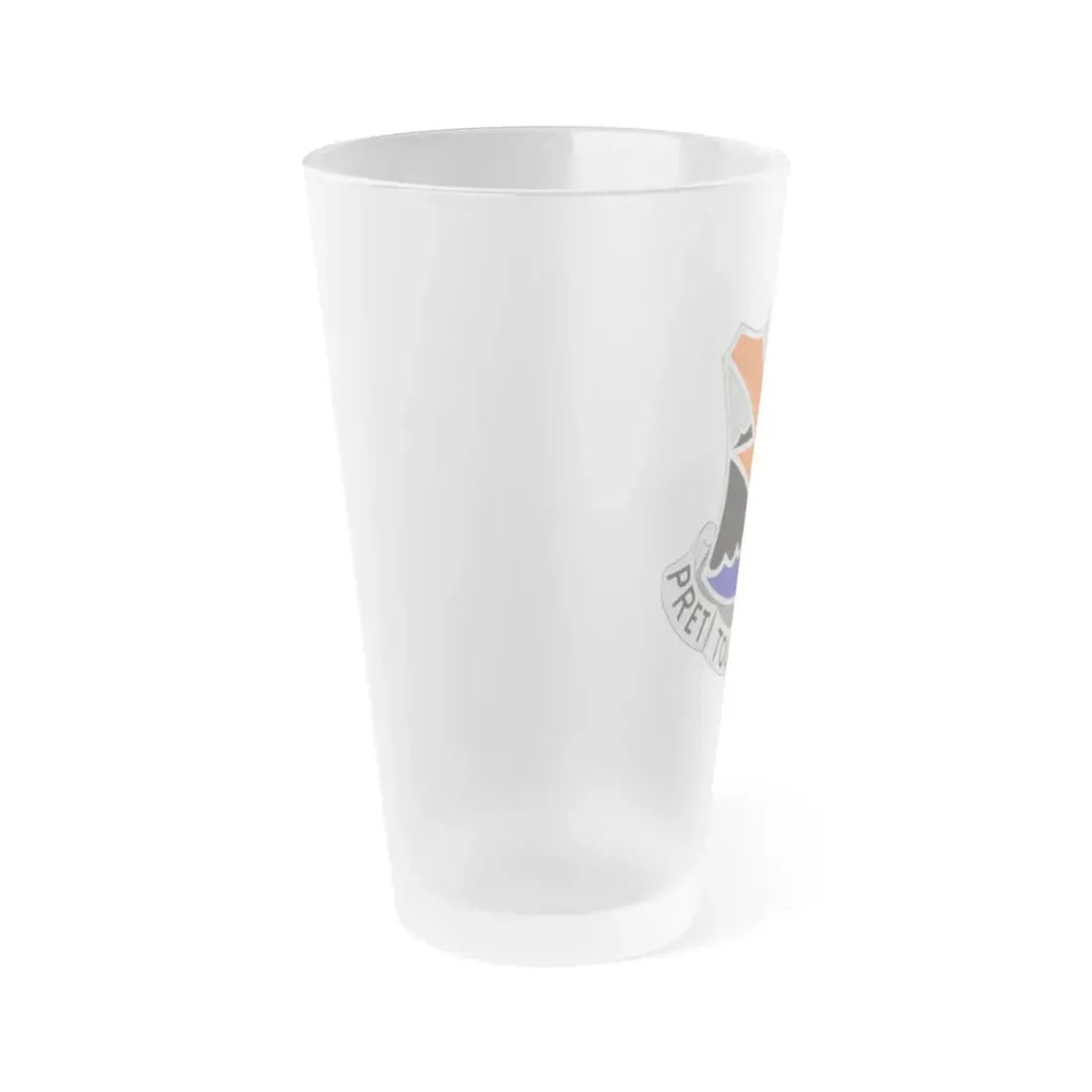 304 Signal Battalion (U.S. Army) Frosted Pint Glass 16oz - Go Mug Yourself