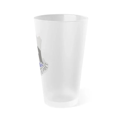 304 Signal Battalion (U.S. Army) Frosted Pint Glass 16oz - Go Mug Yourself