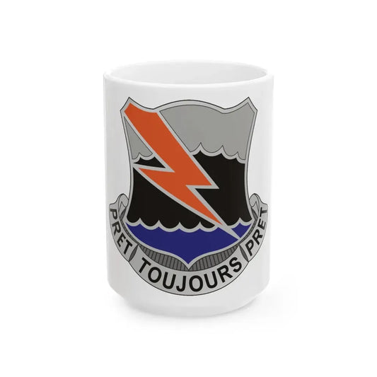 304 Signal Battalion (U.S. Army) White Coffee Mug 15oz - Go Mug Yourself