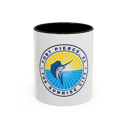 Seal of Fort Pierce Florida - Accent Coffee Mug