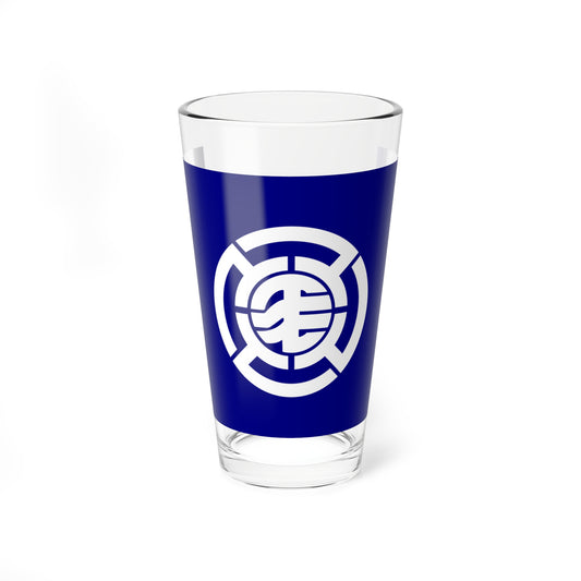 Flag of Mashike Hokkaido (Japan) Pint Glass 16oz
