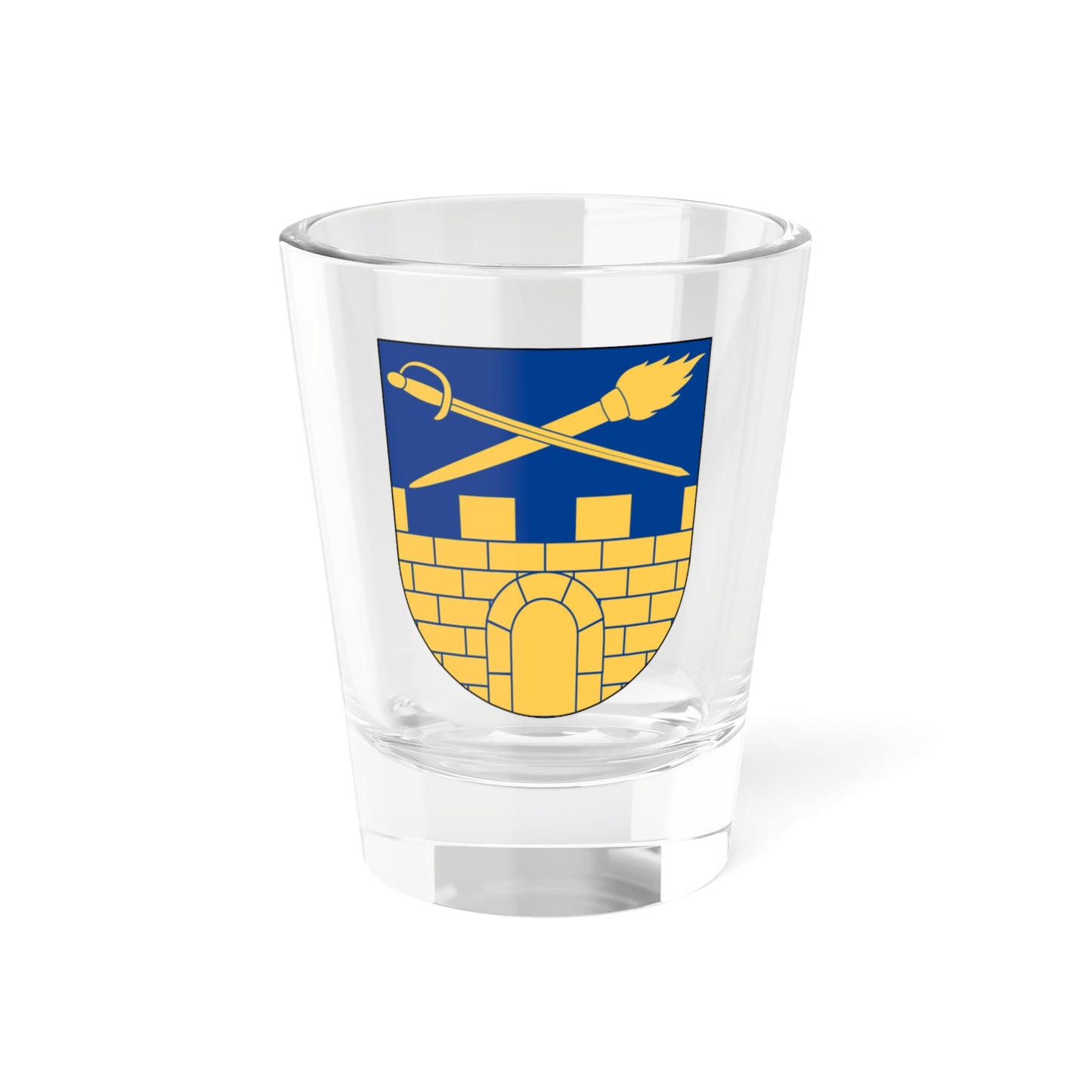 Hackås vapen (Sweden) (Coat of Arms) Shot Glass 1.5oz