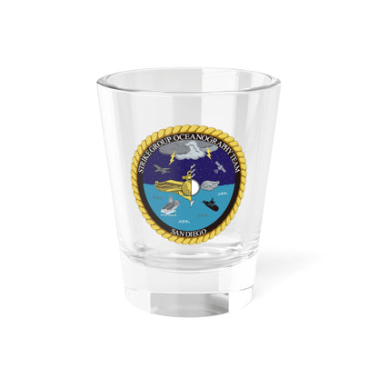 Strike Group Oceanography Team San Diego (U.S. Navy) Shot Glass 1.5oz