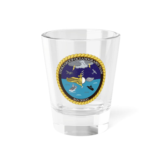 Strike Group Oceanography Team San Diego (U.S. Navy) Shot Glass 1.5oz