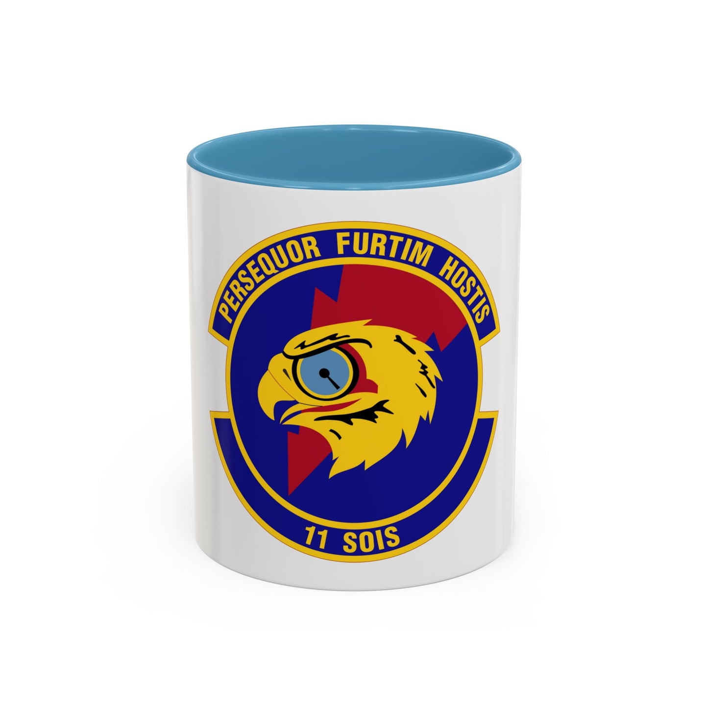 11 Special Operations Intelligence Squadron AFSOC (U.S. Air Force) Accent Coffee Mug