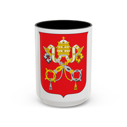 Coat of arms of Vatican City State - Accent Coffee Mug