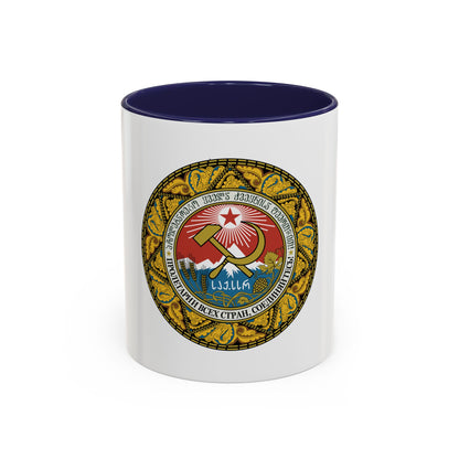 Emblem of the Georgian SSR-2 - Accent Coffee Mug