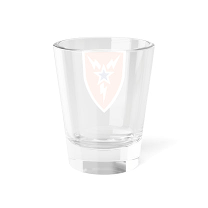 Verre à liqueur de la 3e brigade de transmission (armée américaine) 1,5 oz