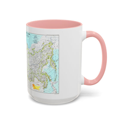 Russia - Soviet Union 1 (1990) (Map) Accent Coffee Mug