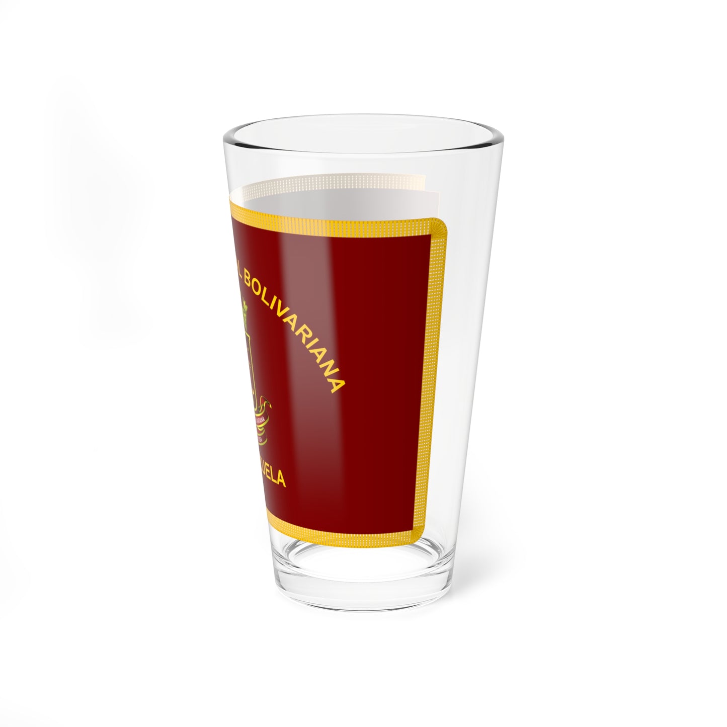 Flag of the National Guard of Venezuela (Venezuela) Pint Glass 16oz