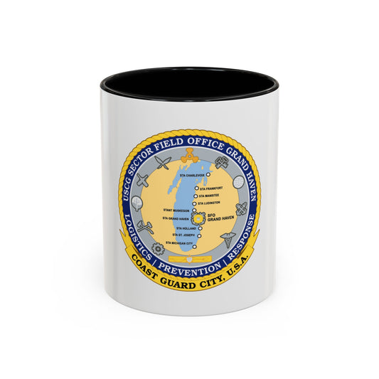 USCG Sector Field Office Grand Haven (U.S. Coast Guard) Accent Coffee Mug