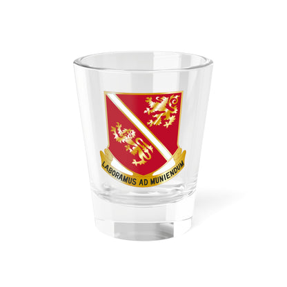 Verre à liqueur du bataillon du génie 291 (armée américaine) 1,5 oz