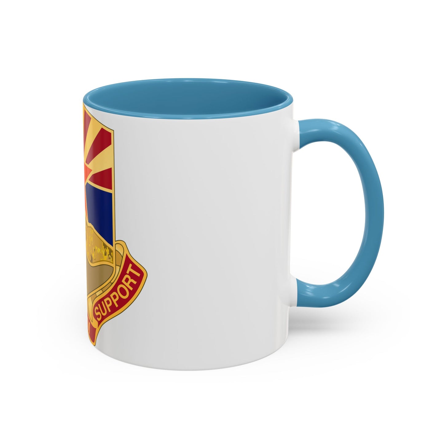 Tasse à café décorative du groupe de soutien régional 198 (armée américaine)