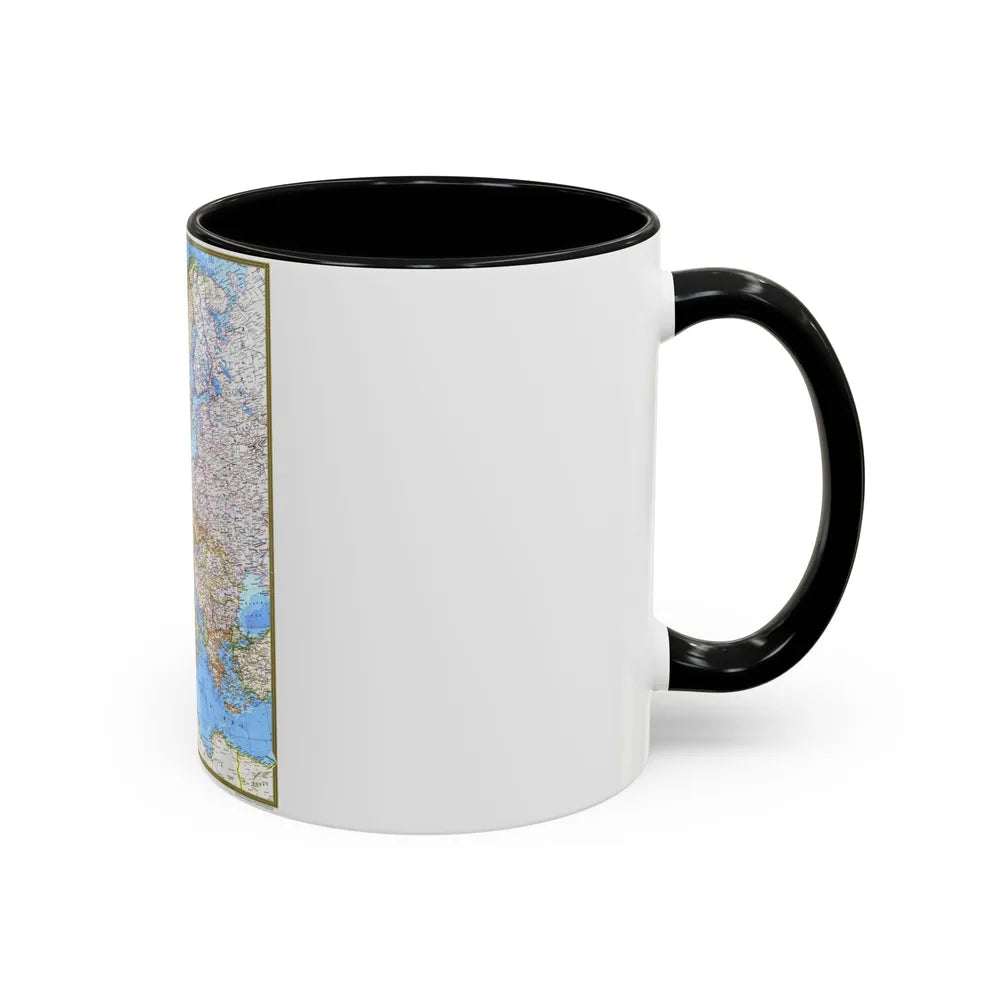 Europe (1977) (Map) Accent Coffee Mug-Go Mug Yourself