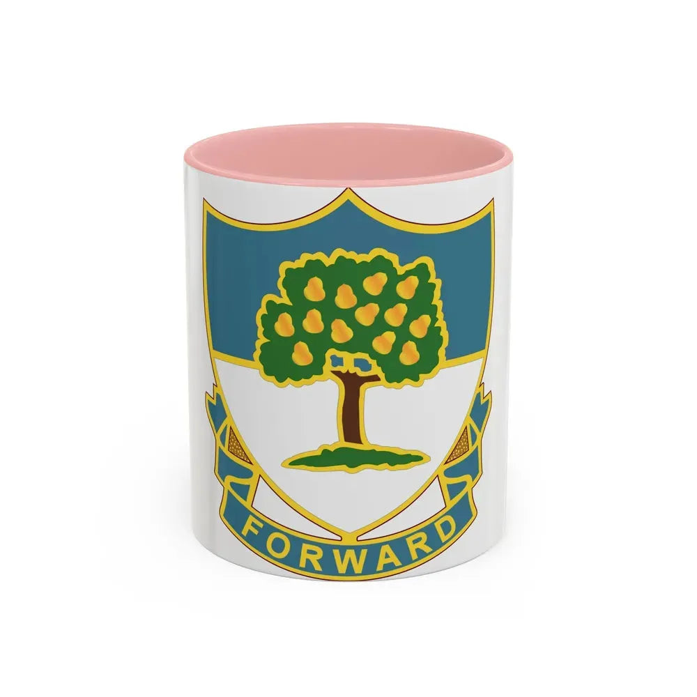 304th Infantry Regiment (U.S. Army) Accent Coffee Mug 11oz Pink - Go Mug Yourself