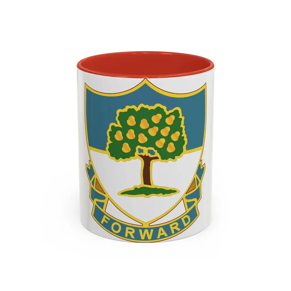 304th Infantry Regiment (U.S. Army) Accent Coffee Mug 11oz Red - Go Mug Yourself