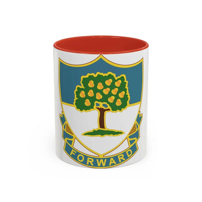 304th Infantry Regiment (U.S. Army) Accent Coffee Mug 11oz Red - Go Mug Yourself