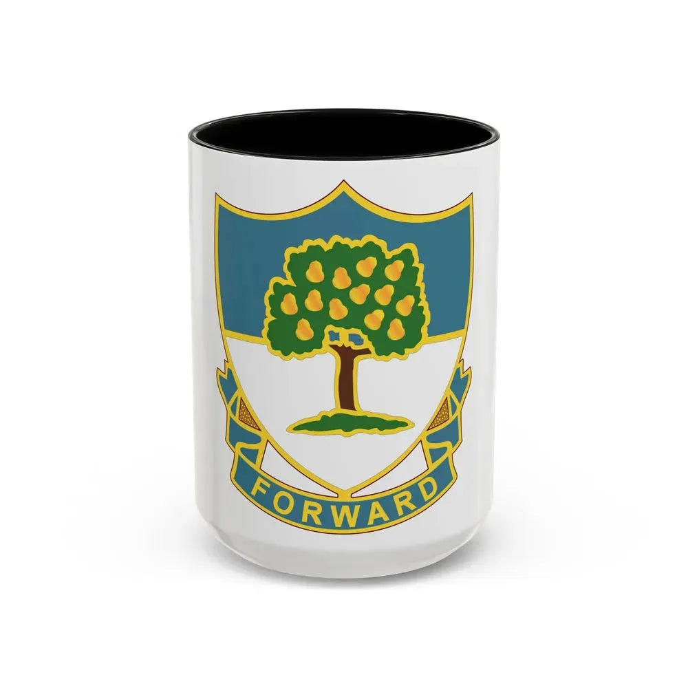304th Infantry Regiment (U.S. Army) Accent Coffee Mug 15oz Black - Go Mug Yourself