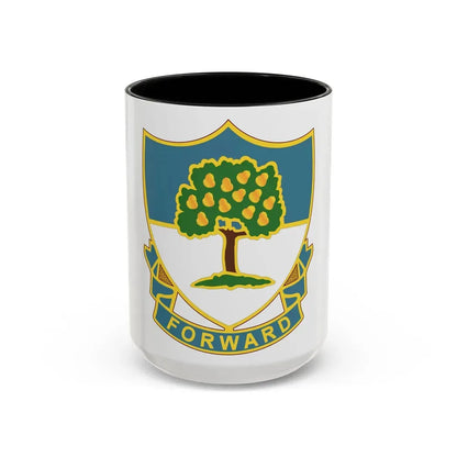 304th Infantry Regiment (U.S. Army) Accent Coffee Mug 15oz Black - Go Mug Yourself