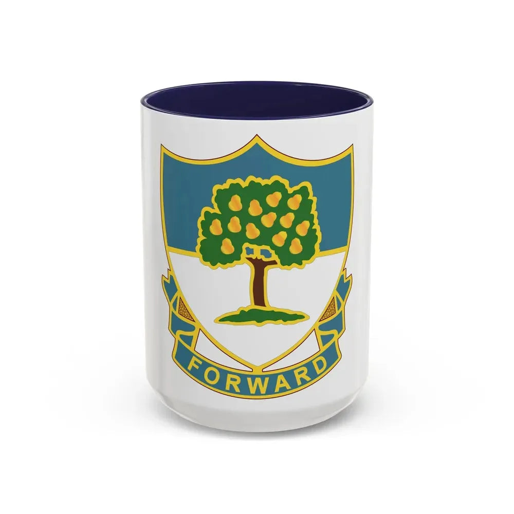 304th Infantry Regiment (U.S. Army) Accent Coffee Mug 15oz Navy - Go Mug Yourself