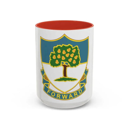 304th Infantry Regiment (U.S. Army) Accent Coffee Mug 15oz Red - Go Mug Yourself