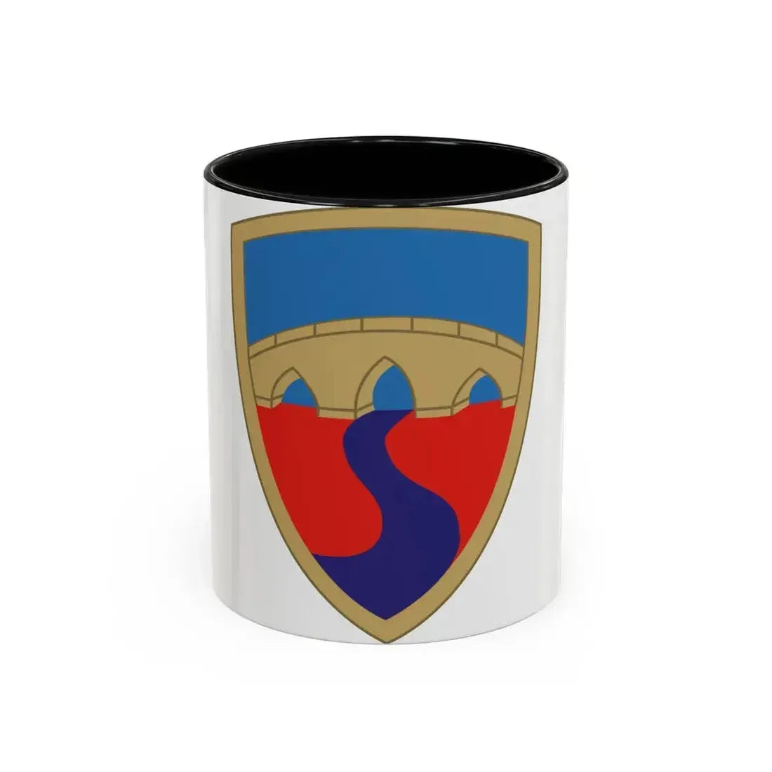 304th Sustainment Brigade (U.S. Army) Accent Coffee Mug 11oz Black - Go Mug Yourself