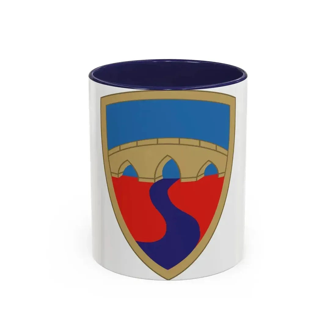 304th Sustainment Brigade (U.S. Army) Accent Coffee Mug 11oz Navy - Go Mug Yourself