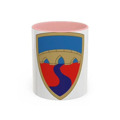 304th Sustainment Brigade (U.S. Army) Accent Coffee Mug 11oz Pink - Go Mug Yourself