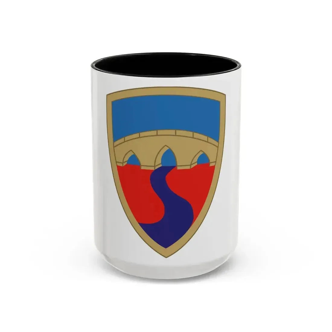 304th Sustainment Brigade (U.S. Army) Accent Coffee Mug 15oz Black - Go Mug Yourself