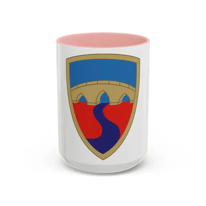 304th Sustainment Brigade (U.S. Army) Accent Coffee Mug 15oz Pink - Go Mug Yourself