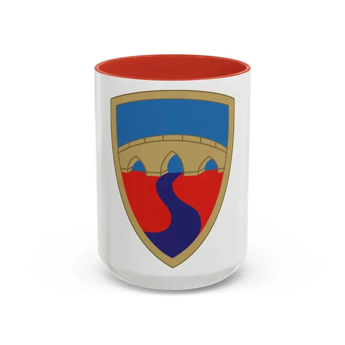 304th Sustainment Brigade (U.S. Army) Accent Coffee Mug 15oz Red - Go Mug Yourself